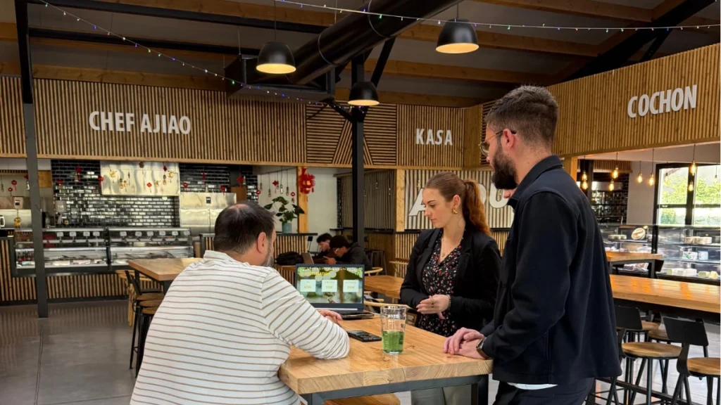 Les étudiants de BTS GPME présentent leurs projets aux Halles Bô-Marché