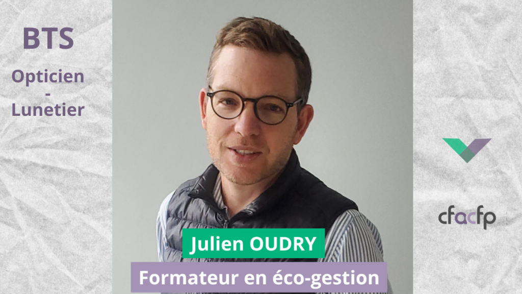 Portrait de Julien oudry, nouveau formateur en économie-gestino