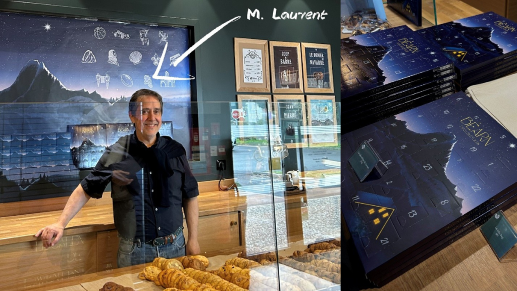 M. Laurent dans sa biscuiterie