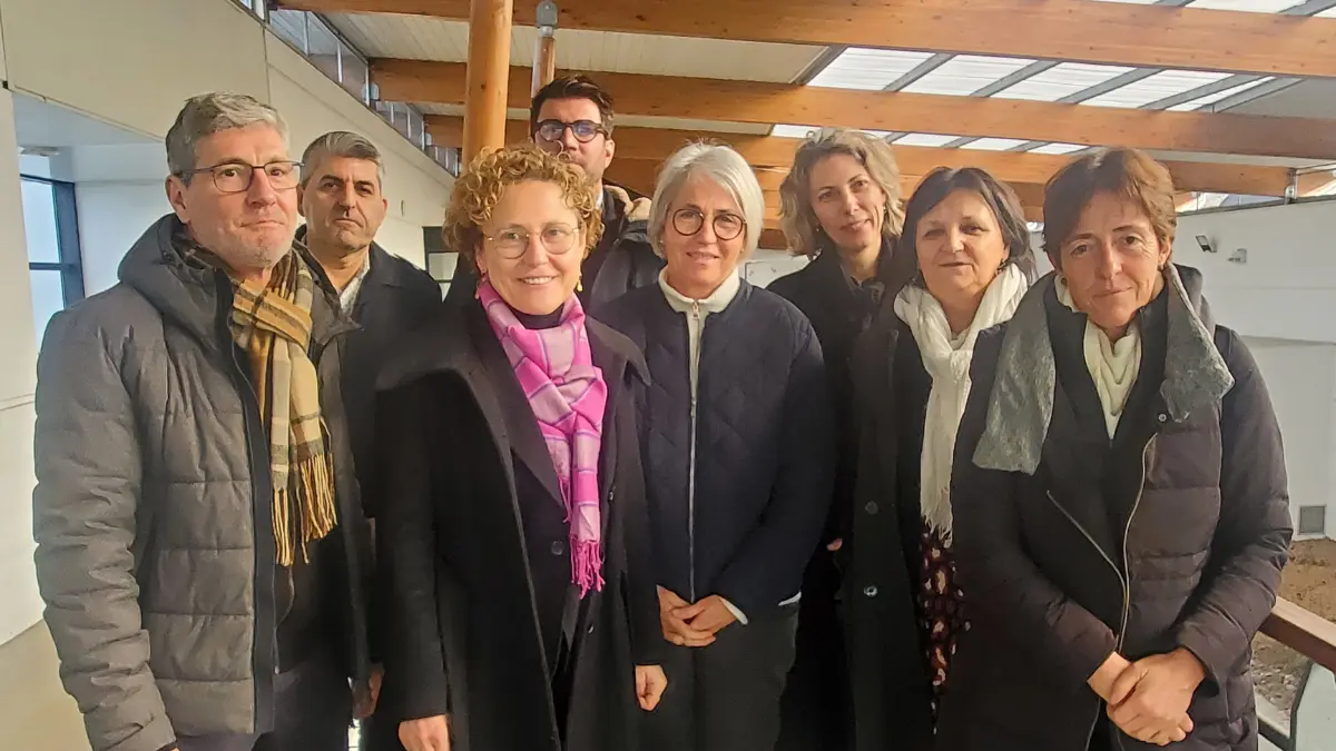 Les responsables du CFA Sup Saint-Dominique et leurs homologues de la Chambre des métiers et de l'artisanat des pyrénées atlantiques