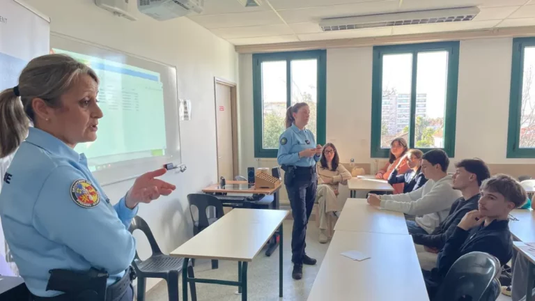 Intervention du service immobilier de la Gendarmerie nationale auprès des étudiants du BTS Professions Immobilières